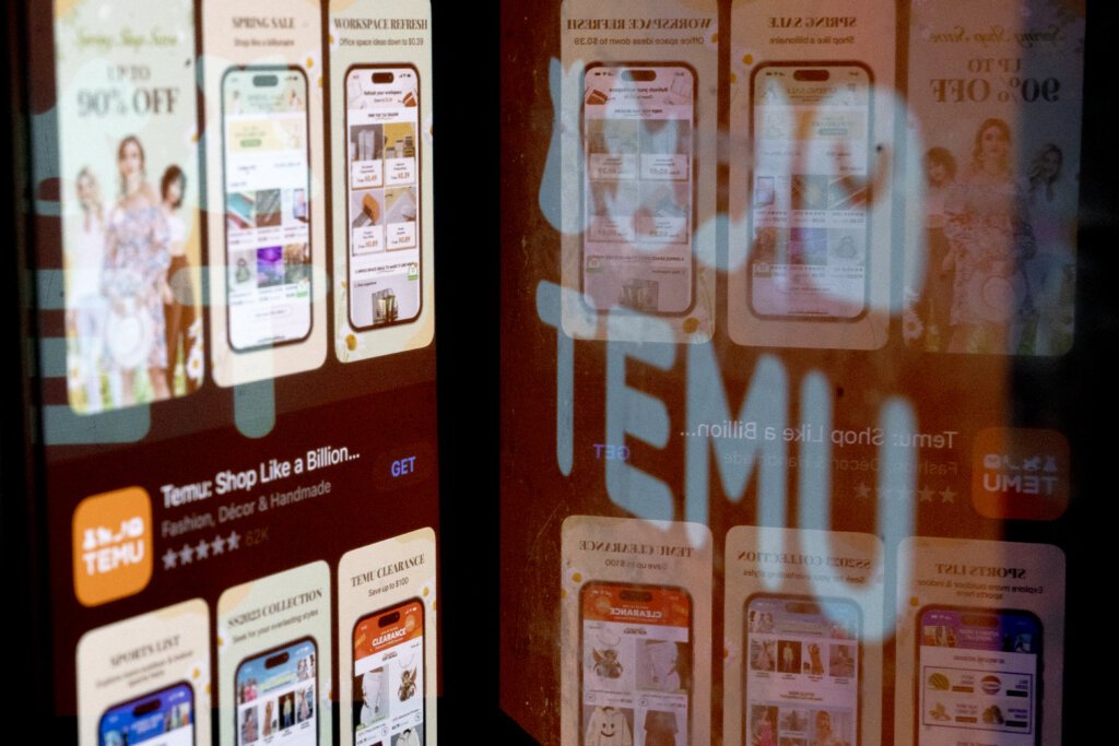 Temu went all out during the recent US Super Bowl, airing its ad six times and giving away US$10 million in prizes. (Photo by Stefani Reynolds / AFP)