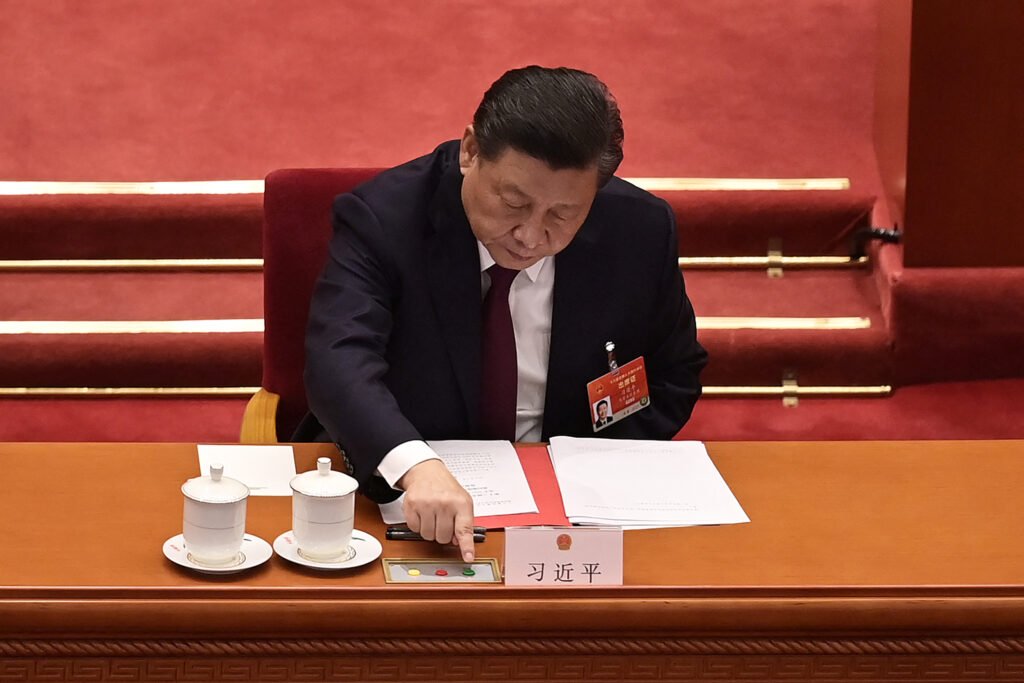 China's newest legislative move on data privacy closely resembles the world’s most robust framework for online privacy protections, Europe’s GDPR. (Photo by NICOLAS ASFOURI / AFP)