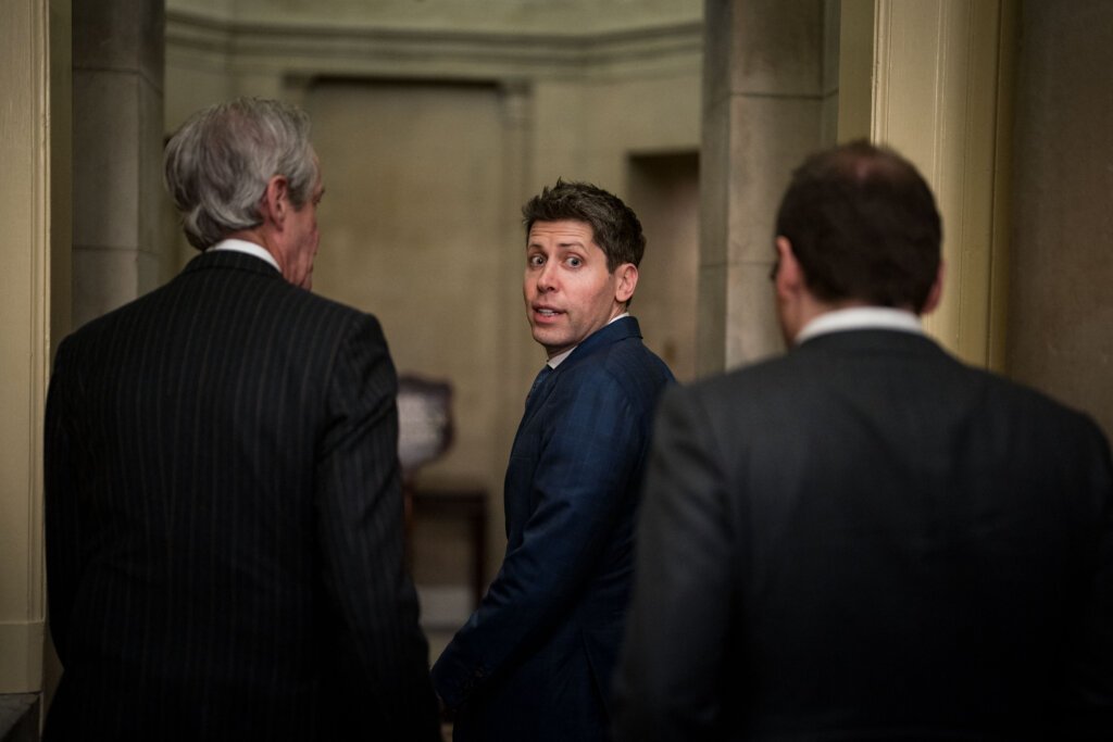 CEO of OpenAI, Sam Altman, is planning to raise billions for a chip venture with the intention of building semiconductor factories. (Photo by Kent Nishimura/GETTY IMAGES NORTH AMERICA/Getty Images via AFP).