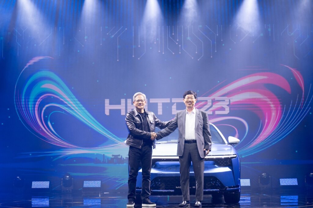 Announced at Hon Hai Tech Day, the collaboration between Nvidia and Foxconn starts with creating AI factories. Photo: Nvidia