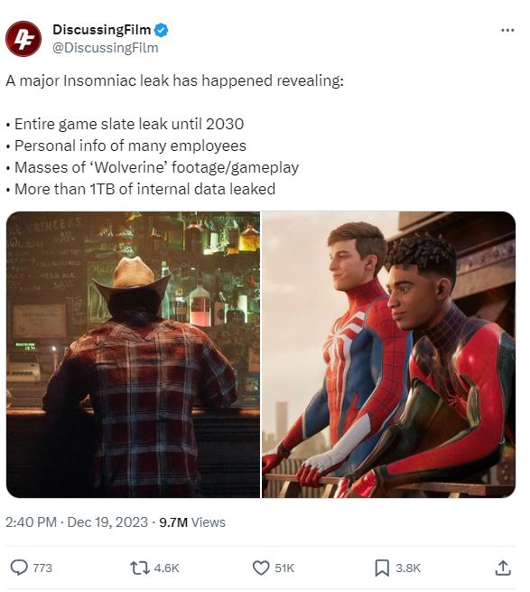 Sony video game hack loses over a terabyte of internal data.
